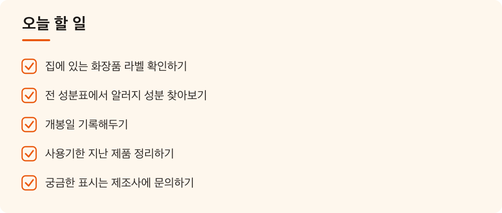 오늘 할 일